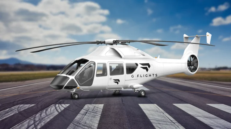 Luxury helicopter airline logo